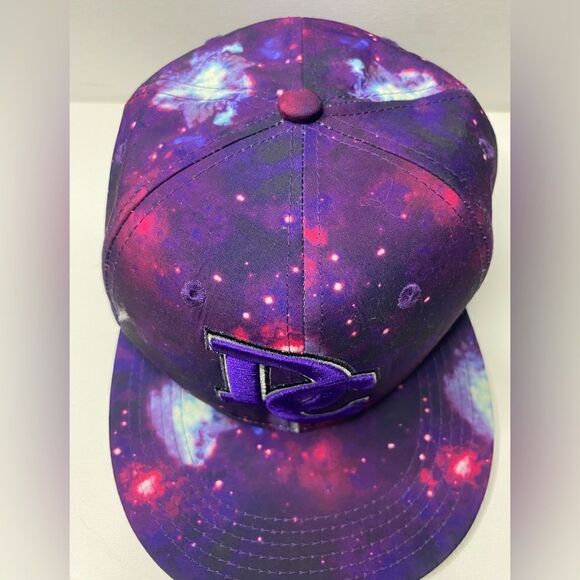 Washington DC Galaxy Unisex Adjustable Embroidered Logo Spell Out Snapback Hat - Picture 2 of 9